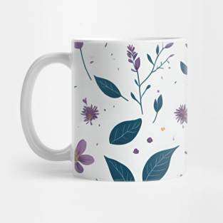 floral art design, flower pattern Mug